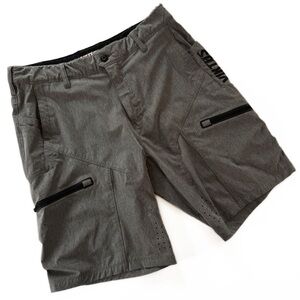 Vitkos Shorts Mens 34 Kadre XP Tactical Carry 4 Way Stretch Gray Zip Pockets